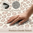 thumbnail image 6 of ODIKA Pink Leopard Cheetah Rosette Motif Abstract Wildlife Inspired Low Profile Flatwoven for Great Room, Indoor Open Concept, Large Living, 6 of 7