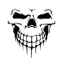 3pcs Universal Skull Car Hood Decal Sticker,Cool Skull Stickers for Truck, SUV, Self-Adhesive Car Decal Vinyl Stickers Car Body Side Decals and Signs Car Styling Accessories for Engine Hood Bumper