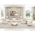 thumbnail image 2 of Michael Amini La Rachelle Sofa Icicle Ivory and Chardonnay Wood Base, 2 of 12