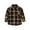 Yellow, variant on Adeawade Tops For Boys 18-24 Months Kids Flannel Shirt Jacket Plaid Long Sleeve Lapel Button Down Shacket Pockets Shirt Top Coat Outwear Soft Playsuit Grey
