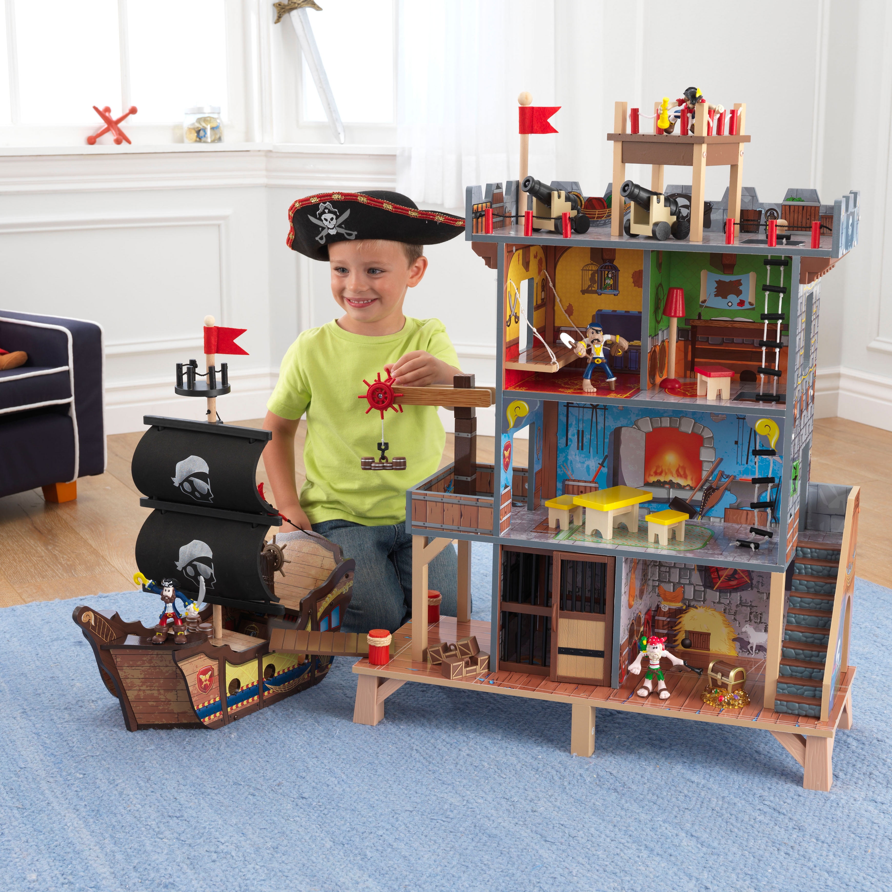 kidkraft pirate ship playset