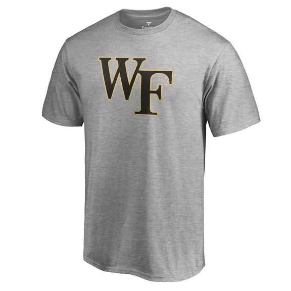 Men's Ash Wake Forest Demon Deacons Primary Team Logo T-Shirt