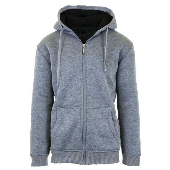 GBH Men's Heavyweight Sherpa Fleece-Lined Zip Hoodie (M-2XL)