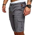 thumbnail image 6 of Nituyy Mens Shorts Summer Elasticated Waist Sports Joggers Pants with Pockets, 6 of 6