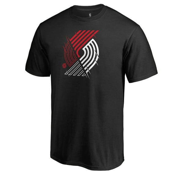 Men's Black Portland Trail Blazers X-Ray T-Shirt
