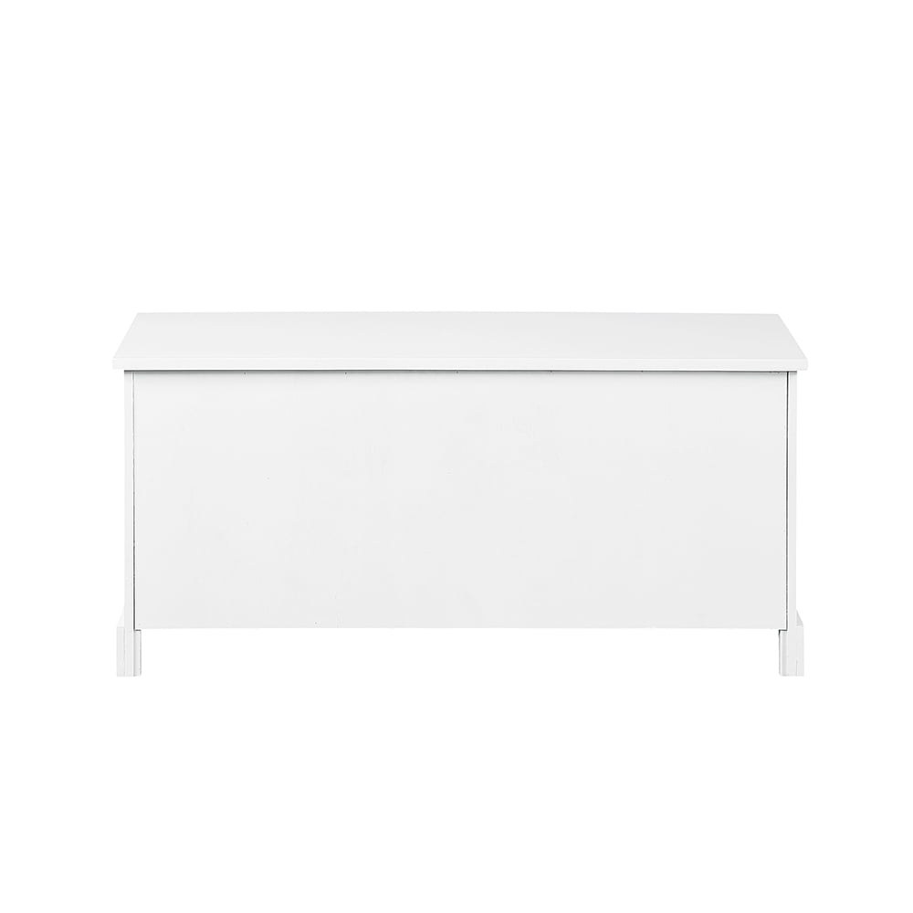 Kepooman Modern Storage Cabinet for Entryway, Multipurpose Wood Storage Stand with 3 Drawers and 3 Woven Baskets, Multiple Colors Kepooman Modern Storage Cabinet for Entryway, Multipurpose Wood Storage Stand with 3 Drawers and 3 Woven Baskets, Multiple Colors