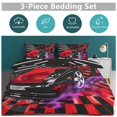 thumbnail image 6 of Grid Racing Car Bedding Sets Twin Duvet Cover 3 Piece Cute Bed Set for Boys Girls Kid, 6 of 6
