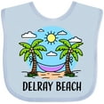 thumbnail image 3 of Inktastic Summer Vacation in Delray Beach Boys or Girls Baby Bib, 3 of 4