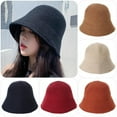 thumbnail image 5 of Winter Casual Foldable Fisherman Cap Bucket Hat Sun Cap Panama Hat NAVY BLUE, 5 of 8