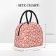 thumbnail image 2 of Disketp Beige Flowers Bolsa Térmica para Almuerzo, Lonchera con Abertura Amplia y Gran Capacidad, Organizador Reutilizable para Mujeres, Hombres y Adultos, 2 of 6