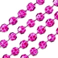 thumbnail image 2 of Plastic Metallic Bead Christmas Garland, Pink, 18', by Holiday Time, 2 of 5