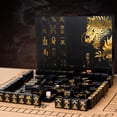 thumbnail image 7 of CYFW Black Gold Luxury Mahjong Set, Melamine High-End Mahjong Tiles, Mini Portable Design, Gift Box Pack for Home Use, 7 of 7