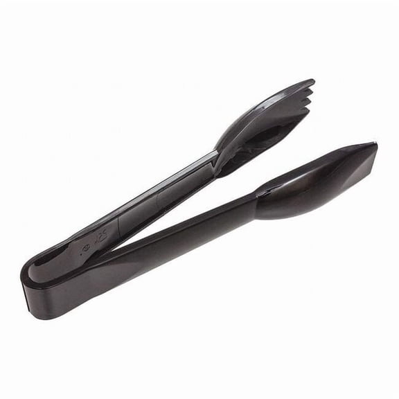 Crestware Tong,Black,6-1/2 in. L,Plastic PCT6BK