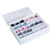 LiveGo Sock Drawer Organizer Divider, 30 Cell Collapsible Closet Cabinet Organizer Storage Box for Socks, Underwear, Ties, Panties, Belts