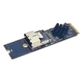 thumbnail image 1 of Yinanstore M.2 NVMe to Mini SAS 36 Pin SFF-8087 3.0 Expansion Card Controller Adapter Card Low Latency 4x 3.0 Interfaces 6Gbps no Cable, 1 of 7