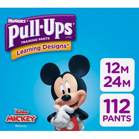 Pull-Ups Boys' Learning Designs Training Pants, Size 12M-24M, 112 (Huggies Pull Ups Best Price)