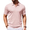thumbnail image 2 of COOFANDY Men's Waffle Knit Polo Shirt and Shorts Set 2 Pieces Outfits Summer Suit Casual Tracksuit with Pockets, 2 of 7