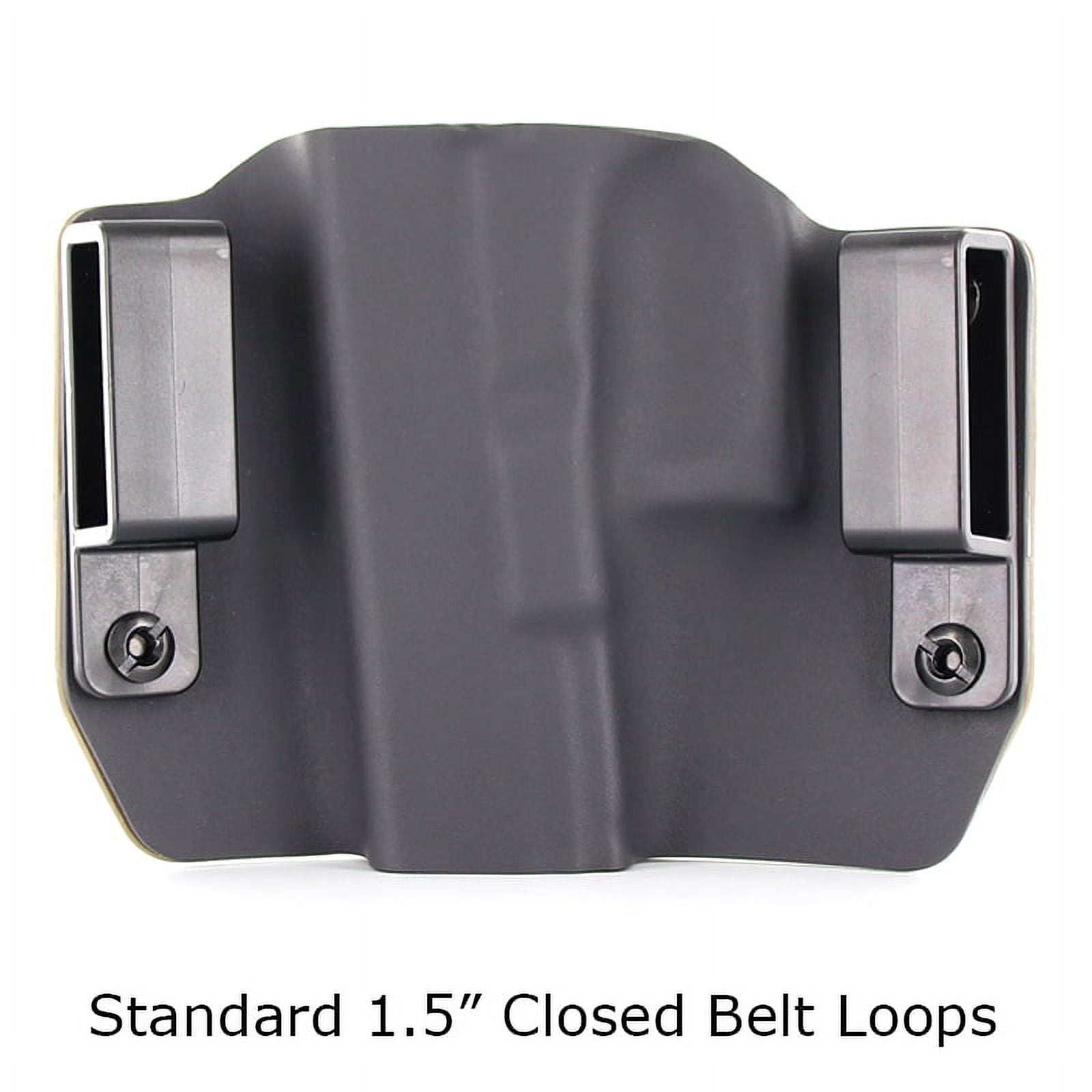 Outlaw Holsters: Black Carbon Fiber OWB Holster (Left-Hand, Fits Glock 17 Gen 4)