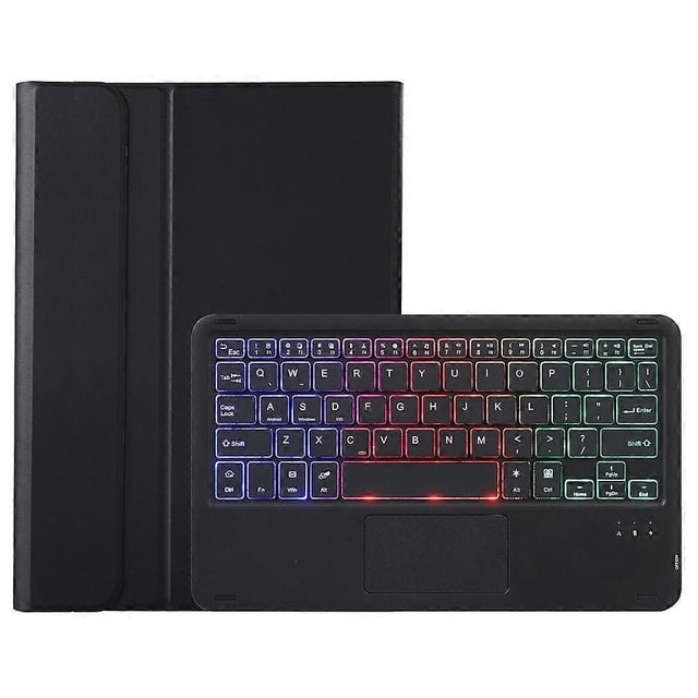 AH25-AS Étui Clavier compatible Honor Pad X9/X8a Design Rétroéclairé Cuir+tpu Clavier Bluetooth Haute Qualité Cadeau