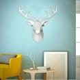 thumbnail image 3 of Deer Head Gift Hanging Sculpture Modern Geometrical Antlers Art Accessories Faux Taxidermy Deer Antler Wall Mount Home Decor for Farmhouse, 3 of 9
