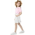 thumbnail image 2 of 2025 Girl's Denim Skirts Elastic Waist Pleated Toddler Girls Jean Skirt, 2 of 5