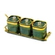 thumbnail image 4 of Tarro para condimentos, caja para condimentos, recipiente para sal y azúcar con bandeja, resistente para condimentos. verde, 4 of 9