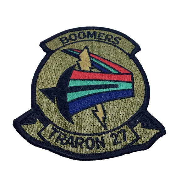 VT-27 Boomers Green Squadron Patch – With Hook and Loop, 4