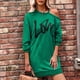 thumbnail image 1 of Vestido sudadera casual,Vestido sudadera con un hombro y un hombro Vestido sudadera con capucha Vestido con capucha Acabado de lujo, 1 of 7
