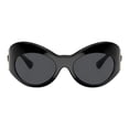 thumbnail image 2 of Gafas de sol Versace VE 4462 GB1/87 con lente gris de plástico negro, 2 of 3