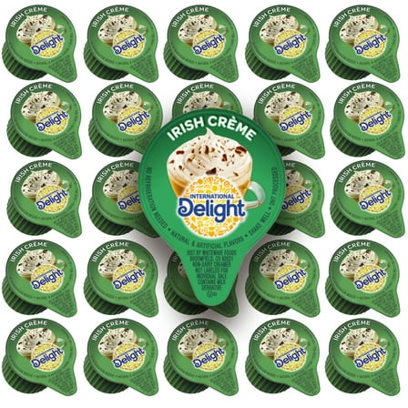 International Delight, Irish Creme, Single-Serve Non-Dairy Coffee Creamers 0.5 fl. oz l 50 counts