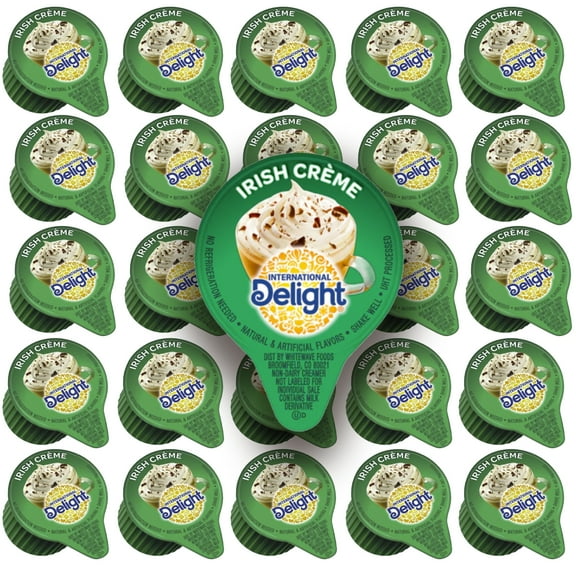 International Delight, Irish Creme, Single-Serve Non-Dairy Coffee Creamers 0.5 fl. oz l 50 counts