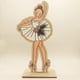 thumbnail image 4 of Kerst Houten Standbeeld Beeldje Ambachten Escultora Modelo Vakantie Nieuwjaar Princesa, 4 of 9
