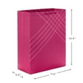 Hallmark 14" Extra Large Pink Gift Bag Bundle (Pack of 3) for Birthdays