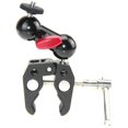 thumbnail image 3 of CAMVATE Pole Clamp Mount with Super Clamp and 360 degree Rotating Mini Ball Head for mini 7",8" Monitor, 3 of 6