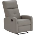 thumbnail image 1 of Vraiment à la Maison Henderson Fauteuil Inclinable en Cuir Gris, 1 of 1