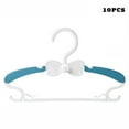 thumbnail image 2 of 10pcs Cintre Antidérapant pour Enfants Porte-Vêtements Sans Traces Multifonctions, 2 of 6