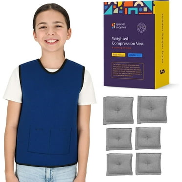 Weighted Sensory Compression Vest for Calming Deep Pressure Therapy and ...