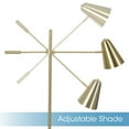 thumbnail image 4 of Ottlite Archer Floor Lamp, Brass, 8.5 Watt (60W Equivalent), 4 of 7