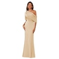 thumbnail image 1 of Vestido Mother of The Bride BITALY Satin Champagne 18W, 1 of 8