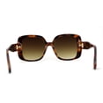 thumbnail image 3 of Classical Womens Oversize 1990s Oversized Butterfly Fashion Sunglasses Tortoise Gradient Brown, 3 of 4