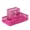 Pink, variant on Four-grid pen holder storage box desktop office supplies multi-functional creative combination stationery office supplies