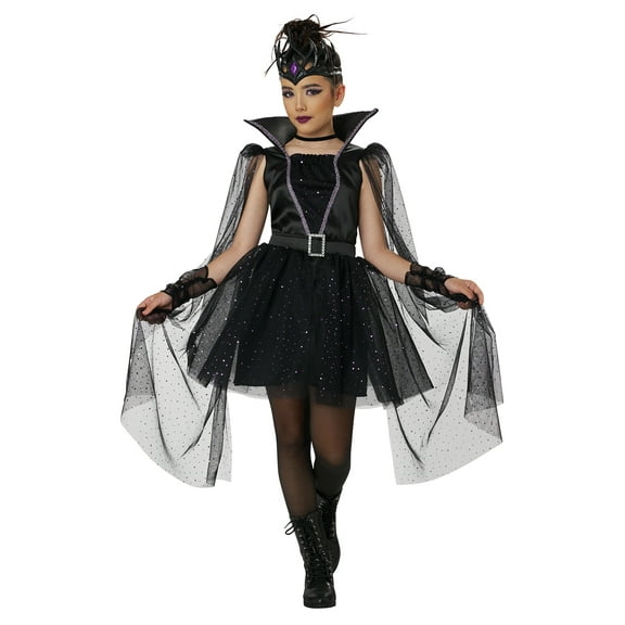 Dark Majesty Evil Queen Child Girls Costume