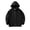 Black, variant on Jalioing Zipper Up Hoodies for Kids Fall Solid Casual Long Sleeve Sweatshirt Jacket Boys Girls Outerwear with Pocket