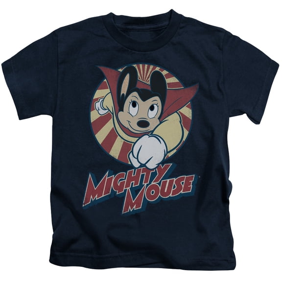 Mighty Mouse The One The Only Youth 18/1 T-Shirt Navy