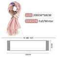 thumbnail image 5 of WoWstyle Winter Womens Scarf Classic Big Coloured Checked Soft Thick Warm Scarves Valentine's Day Gift, 5 of 8