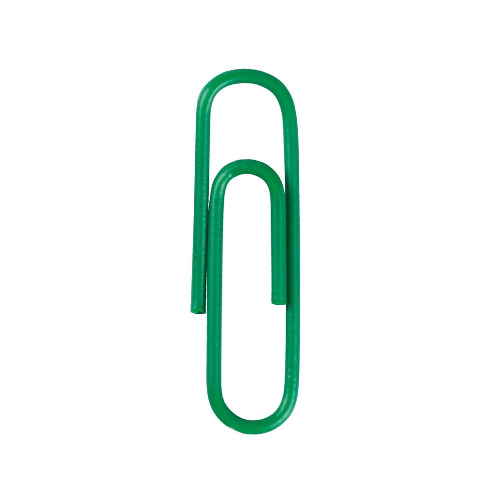 JAM Paper Office Clips, Green, 4/Pack, Binder Clips & Paper Clips