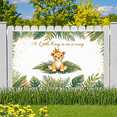thumbnail image 5 of Cartoon Lion Baby Shower Banner Jungle Animal Party Backdrop Little King Safari Theme for Baby Shower Birthday Event Decoration, 5 of 9