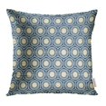 thumbnail image 1 of EREHome Oriental Navy Blue Polygon Round Flower Geometry Cell Japanese Abstract Asian Pillowcase Cushion Cases 18x18 inch, 1 of 1