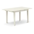 thumbnail image 2 of Ergode NOEL3-LWH-07, 3-Piece Rectangular Dining Table Set, Linen White Wood Table, Smoke Linen Fabric Chairs, Button Tufted Backs, 300 lbs Capacity, Rustic & Stylish, Easy Assembly, 32x54 Inch, 2 of 2