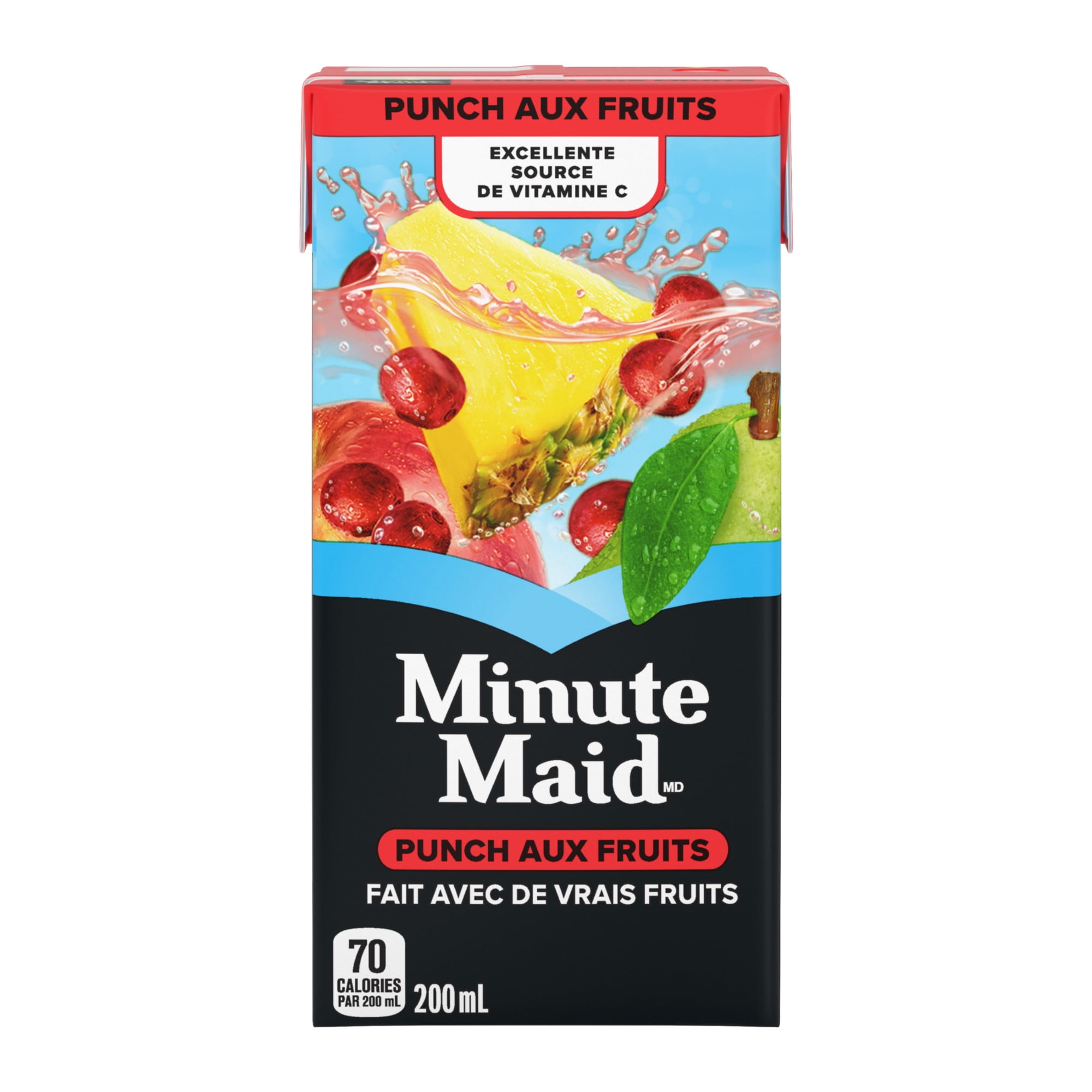 Minute Maid Fruit Punch Cartons, 200 mL, 8 Pack, 200 x mL